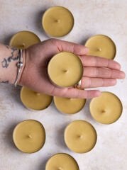 Balmumu Tealight maxi %100 doğal