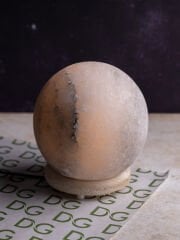 Küre Model Tuz Lambası Gri Tuzdan Çankırı Tuzu Lambası 3,5-4 Kg.