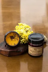 Amber Kavanoz Doğal Balmumu Nazar Mum