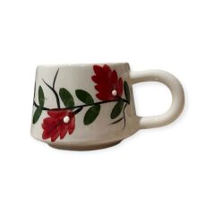 DG Concept El Yapımı Seramik Kupa – Üzüm Bağı Turuncu 180 ml