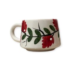 DG Concept El Yapımı Seramik Kupa – Üzüm Bağı Turuncu 180 ml