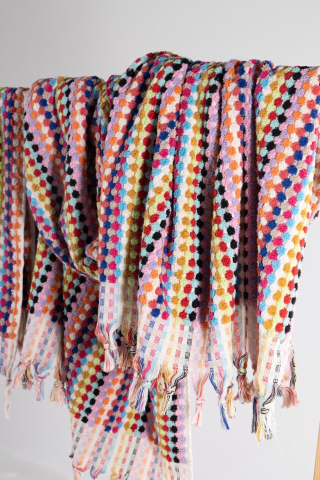 %100 Pamuk Kara Tezgah Dokuma Pofuduk Havlu Takımı