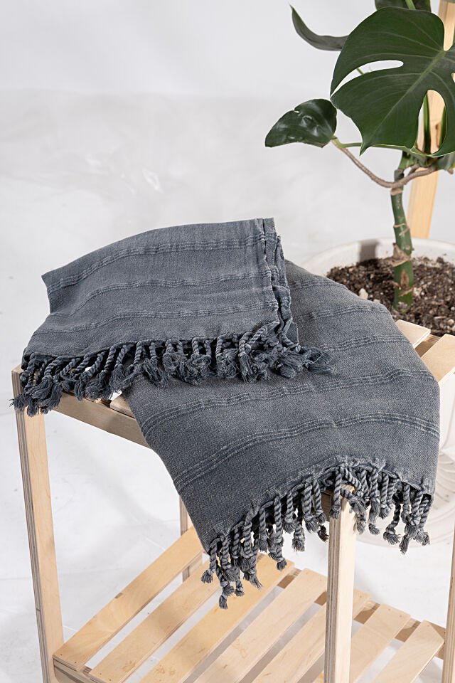 Taşlama Peştemal Peşkir Takımı – Doğallığın ve Şıklığın Buluşma Noktası