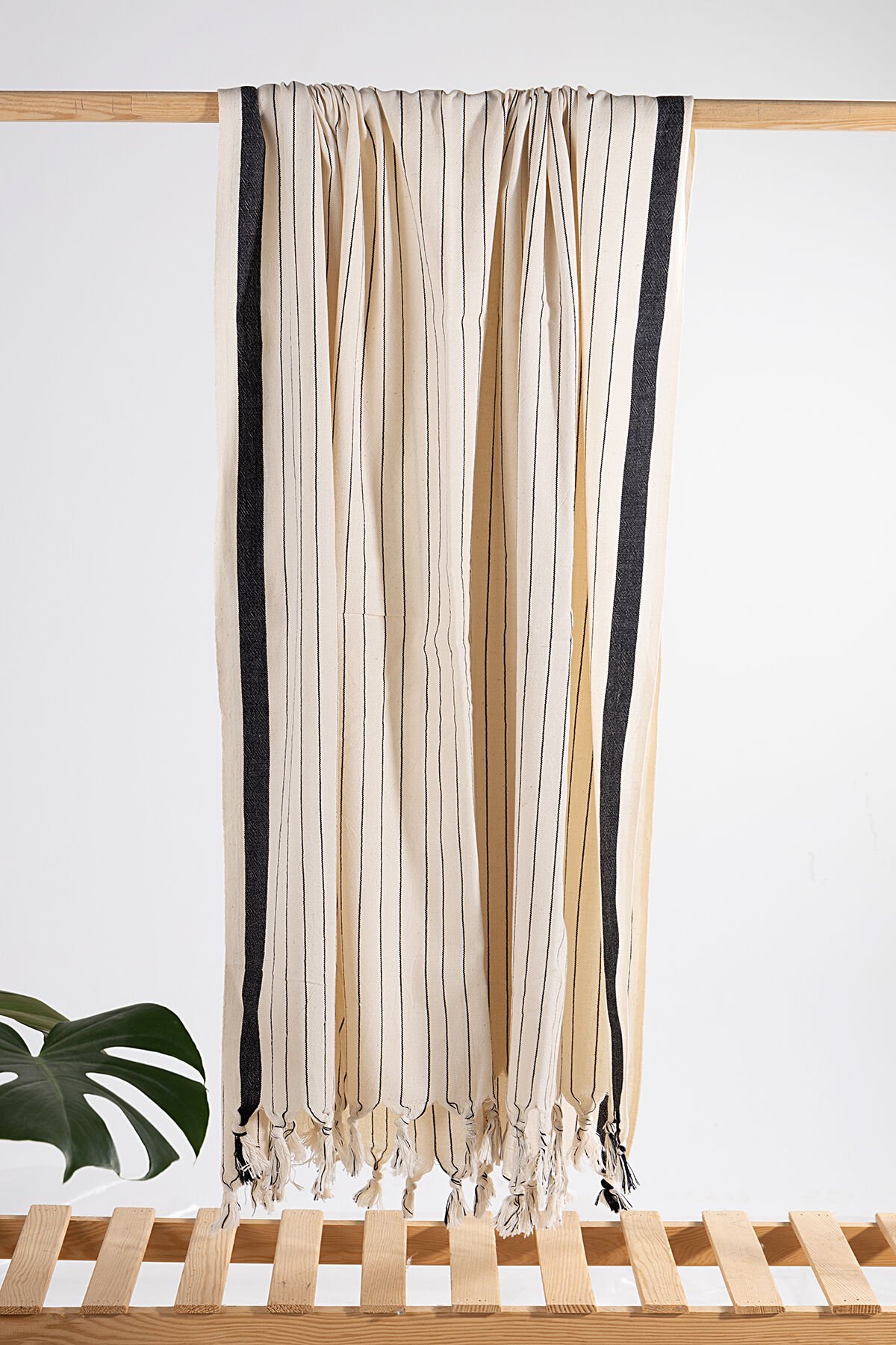 %100 Pamuk Kara Tezgah Dokuma Peştemal