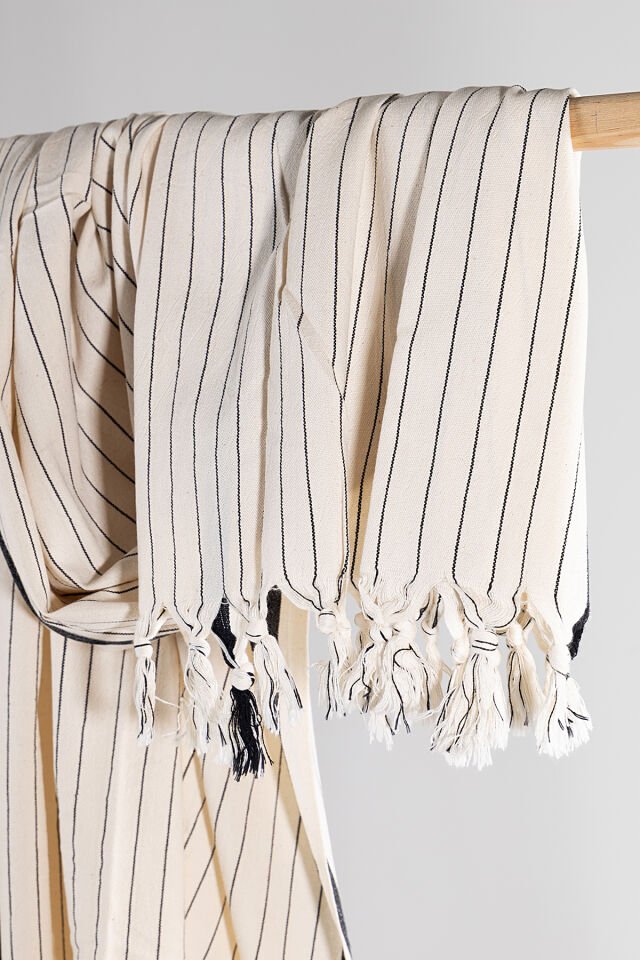 %100 Pamuk Kara Tezgah Dokuma Peştemal