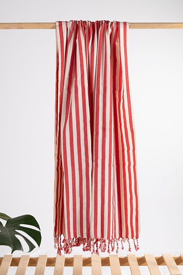 %100 Pamuk Kara Tezgah Dokuma Peştemal