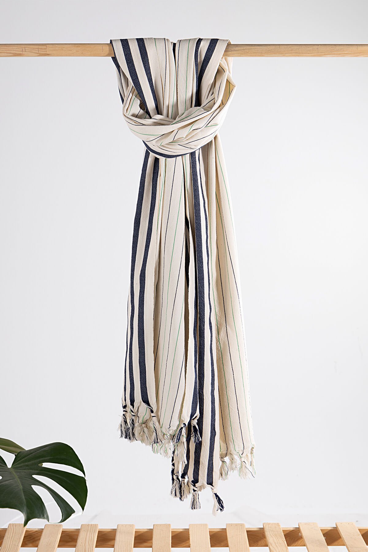 %100 Pamuk Kara Tezgah Dokuma Peştemal