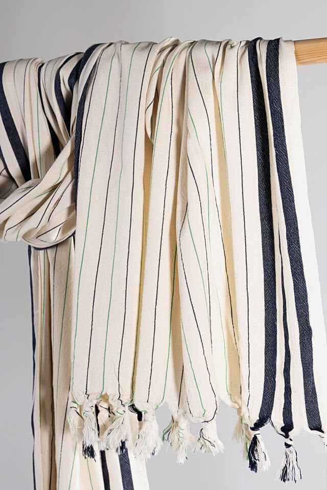 %100 Pamuk Kara Tezgah Dokuma Peştemal