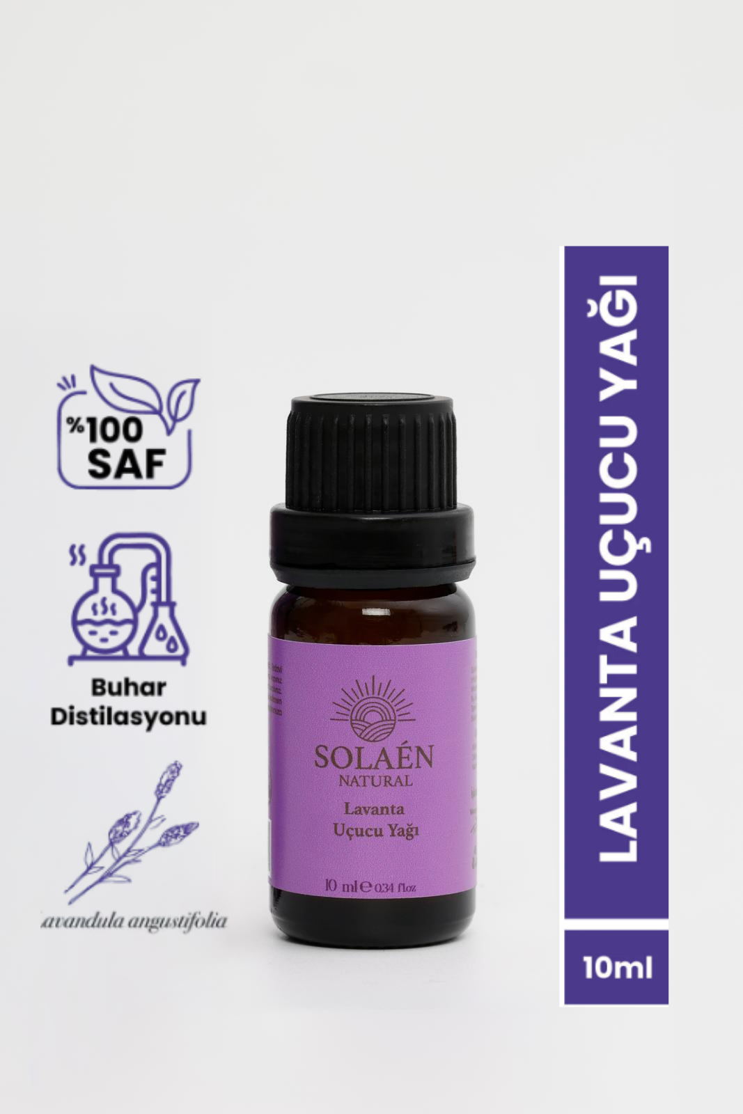 %100 Saf Lavanta Uçucu Yağı 10 ml