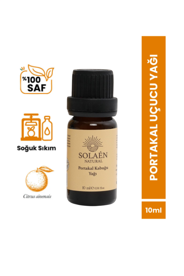 %100 Saf Portakal Kabuğu Uçucu Yağı 10 ml