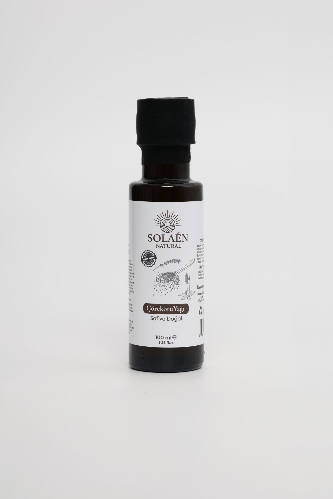 %100 Saf Soğuk Sıkım Çörek Otu Yağı 100 ml Katkısız Doğal Yağ